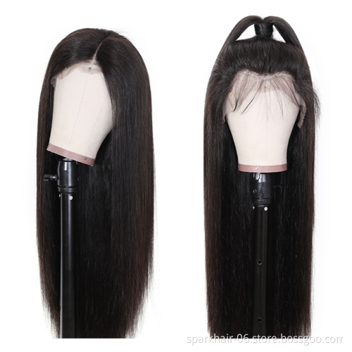 HD Full Lace Human Hair Wigs For Black Women,Wholesale Brazilian Virgin Hair HD Lace Front Wigs With Baby Hair